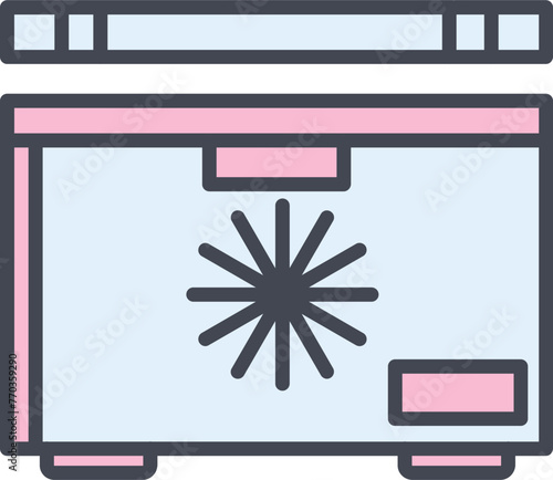 Freezer Vector Icon