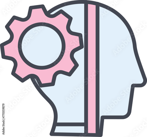 Cyborg Vector Icon