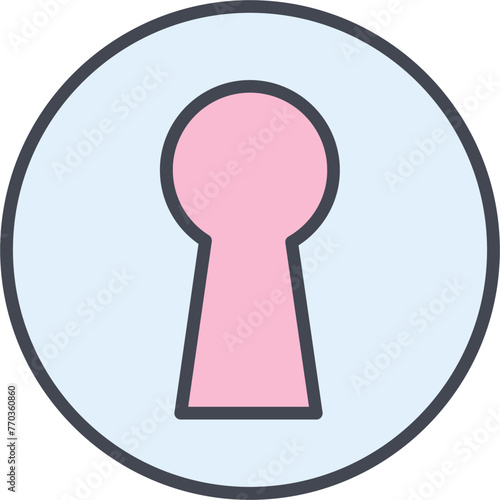 Keyhole Vector Icon