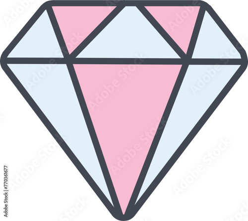 Diamond Vector Icon