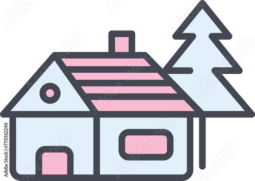 Cabin Vector Icon