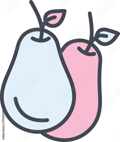 Avocado Vector Icon