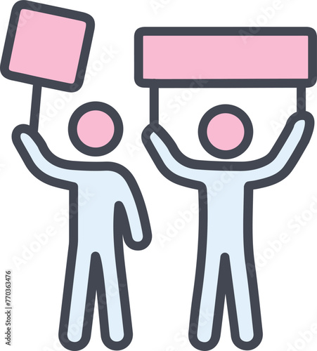 Protester Vector Icon