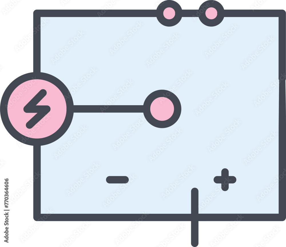 Electrical Circuit Vector Icon Electrical Circuit Vector Icon