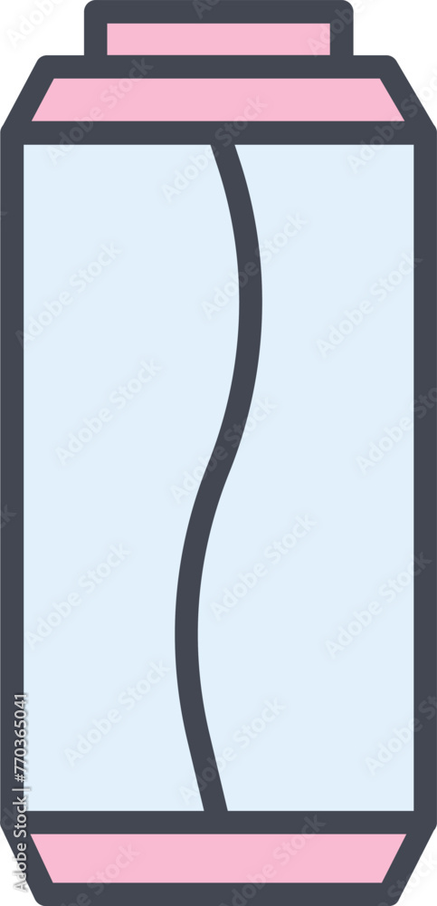 Fototapeta premium Can Vector Icon