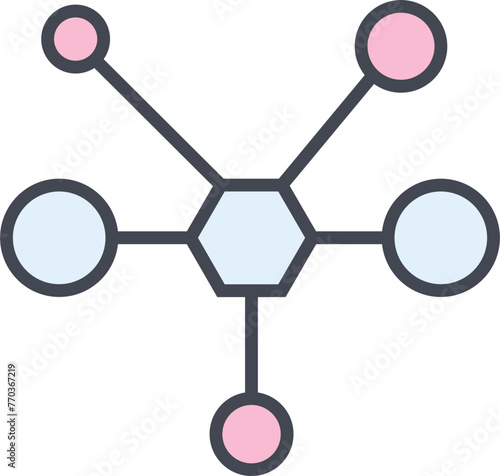 Molecule Vector Icon