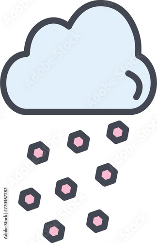 Hail Vector Icon