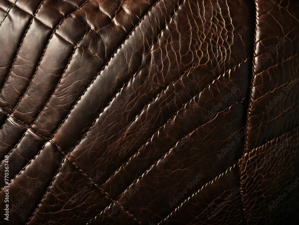 Fototapeta premium Leather design Generative AI