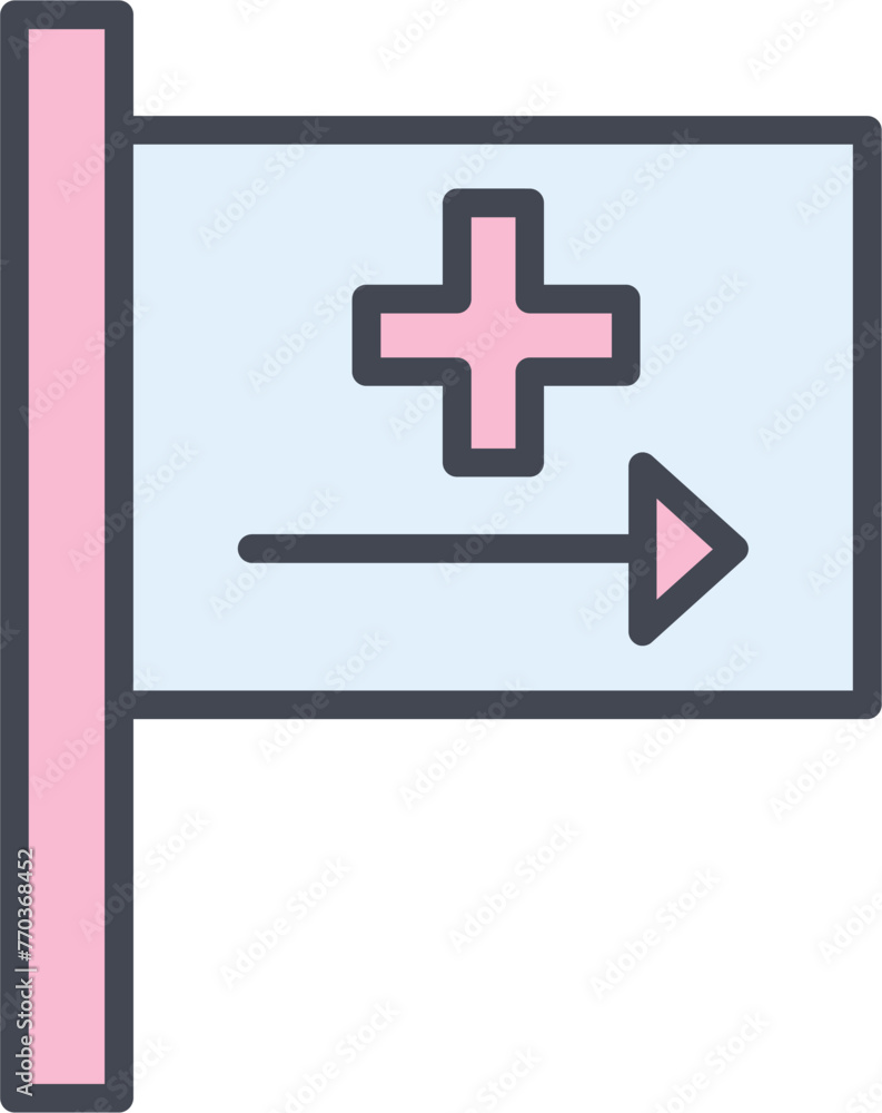 Obraz premium Medical Sign Vector Icon