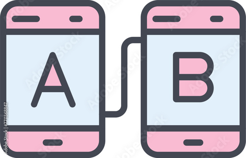 AB Testing Vector Icon