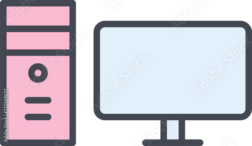 Desktop Vector Icon