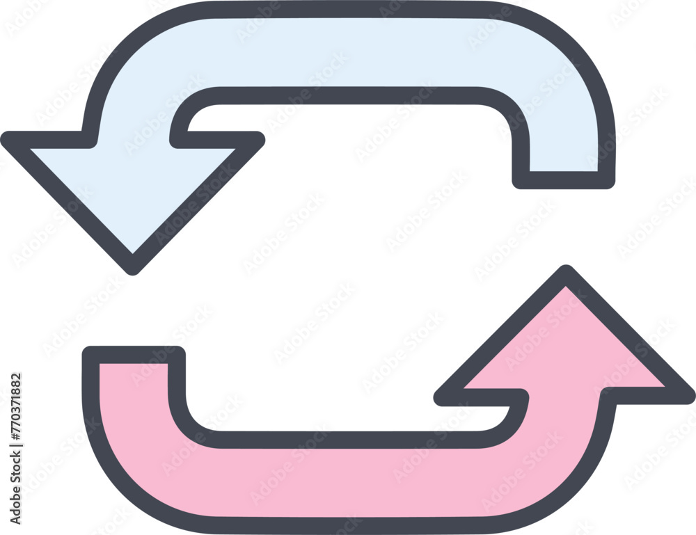 Loop Vector Icon Loop Vector Icon