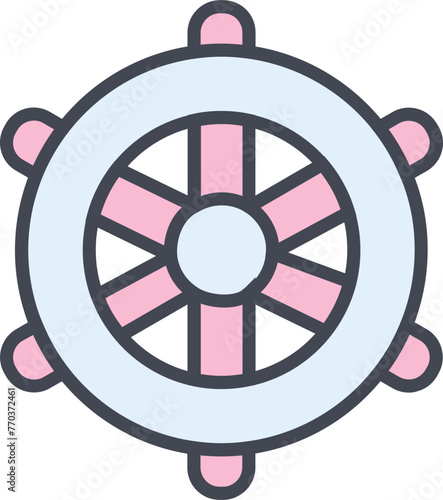 Rudder Vector Icon