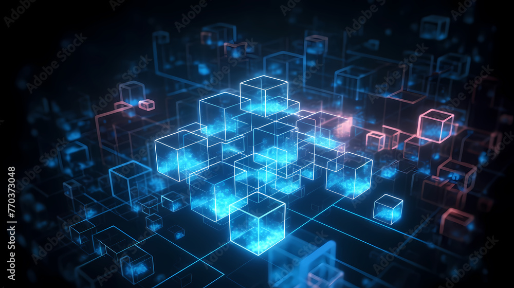 Infographics on big data array and future background Infographics on big data array and future background