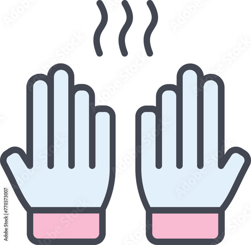 Smelly Hands Vector Icon