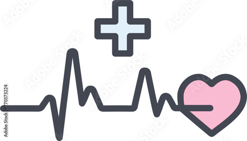 Heart Attack Vector Icon