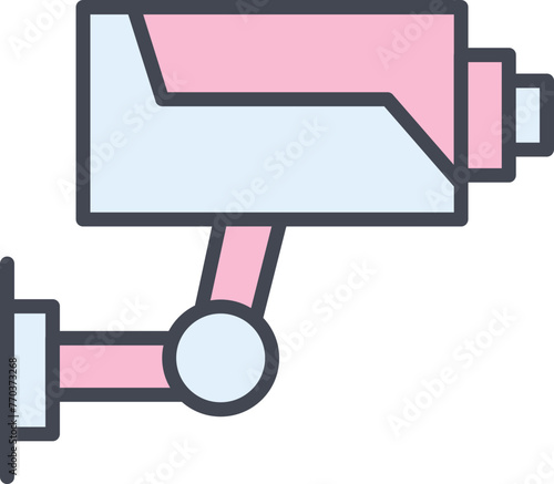Security Camera Vector Icon