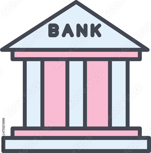 Bank Vector Icon