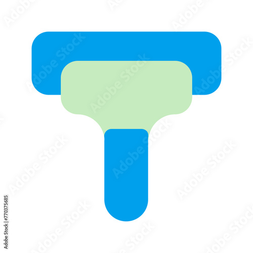 squeegee duo tone icon