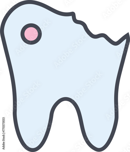 Caries Vector Icon