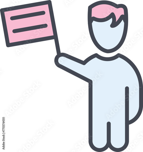 Protest Vector Icon