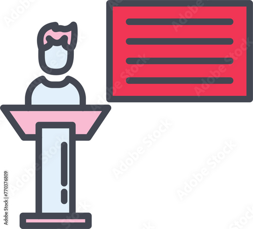 Seminar Vector Icon