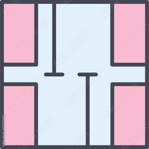 Evacuation Plan Vector Icon