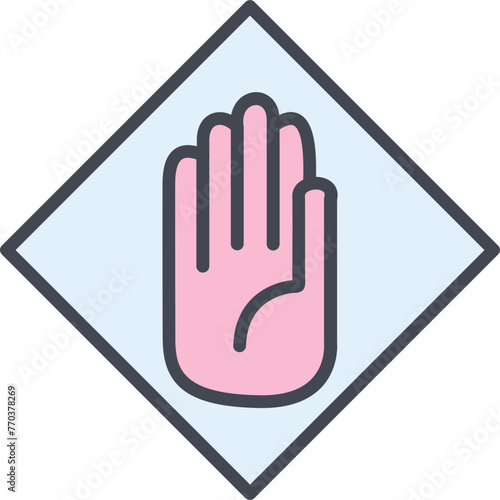 Halt Vector Icon