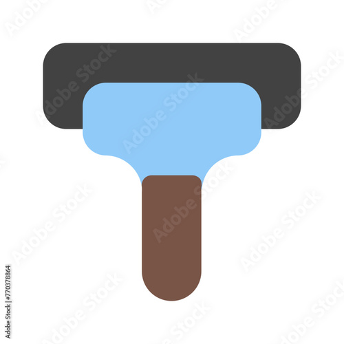 squeegee flat icon