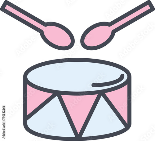 Drum Vector Icon