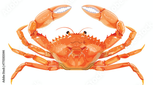 Crab Legs as Crustacean Seafood and Fresh Sea Product photo