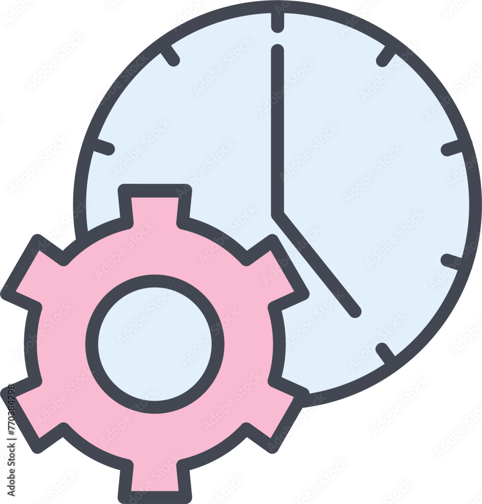 Time Planning Vector Icon Time Planning Vector Icon