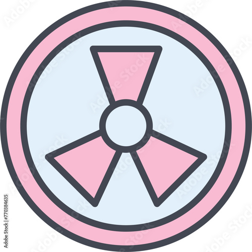 Radiation Vector Icon