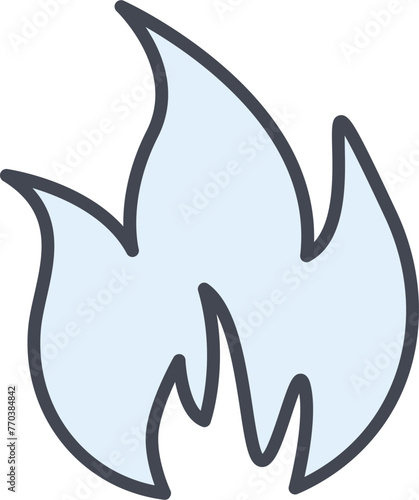 Flame Vector Icon
