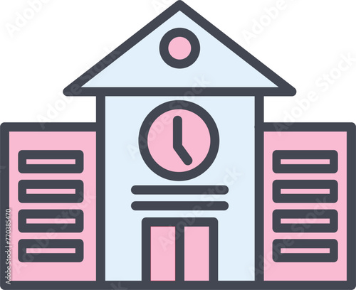 University Campus Vector Icon