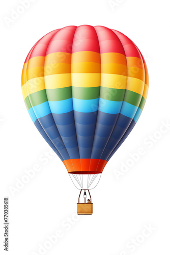 hot air balloon with background