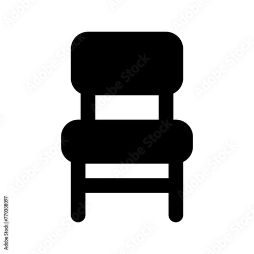 chair glyph icon