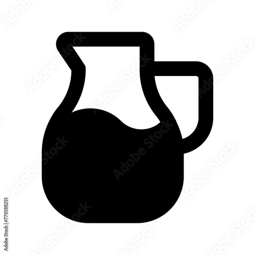 pitcher glyph icon
