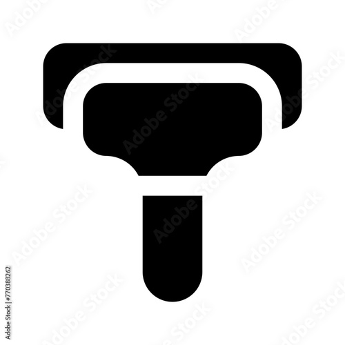 squeegee glyph icon