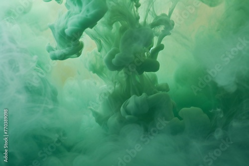 Colorful ink in water, Abstract background, Cloud of ink in water