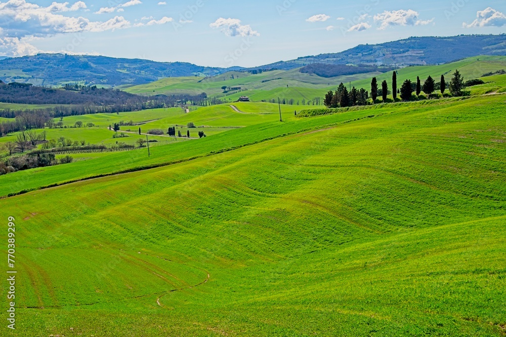 Spring in the Hills of Tuscany Italy Spring in the Hills of Tuscany Italy