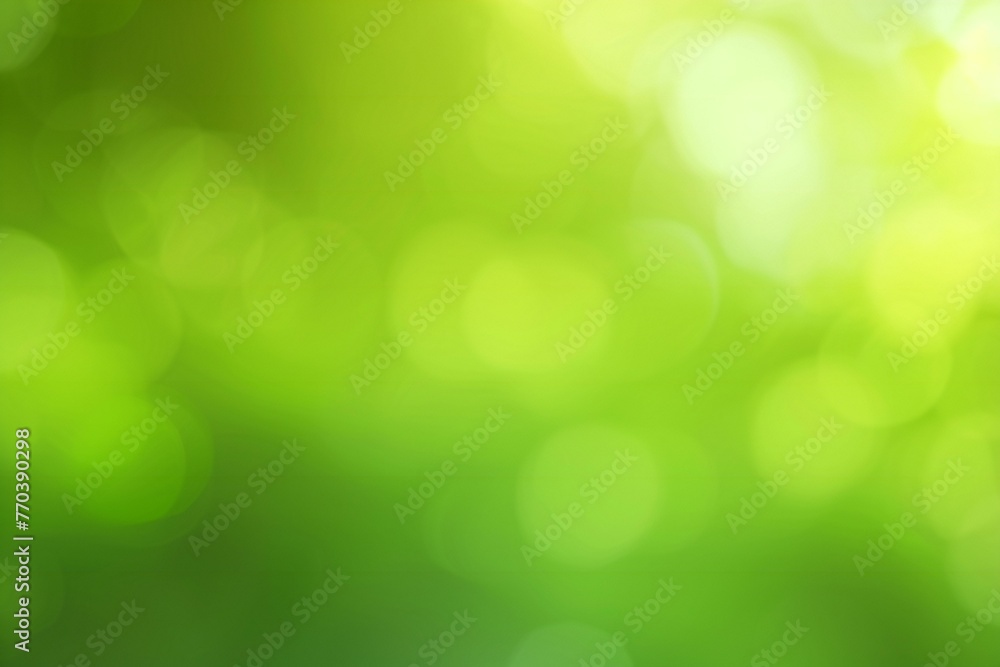 Green bokeh background from nature under tree shade,abstract