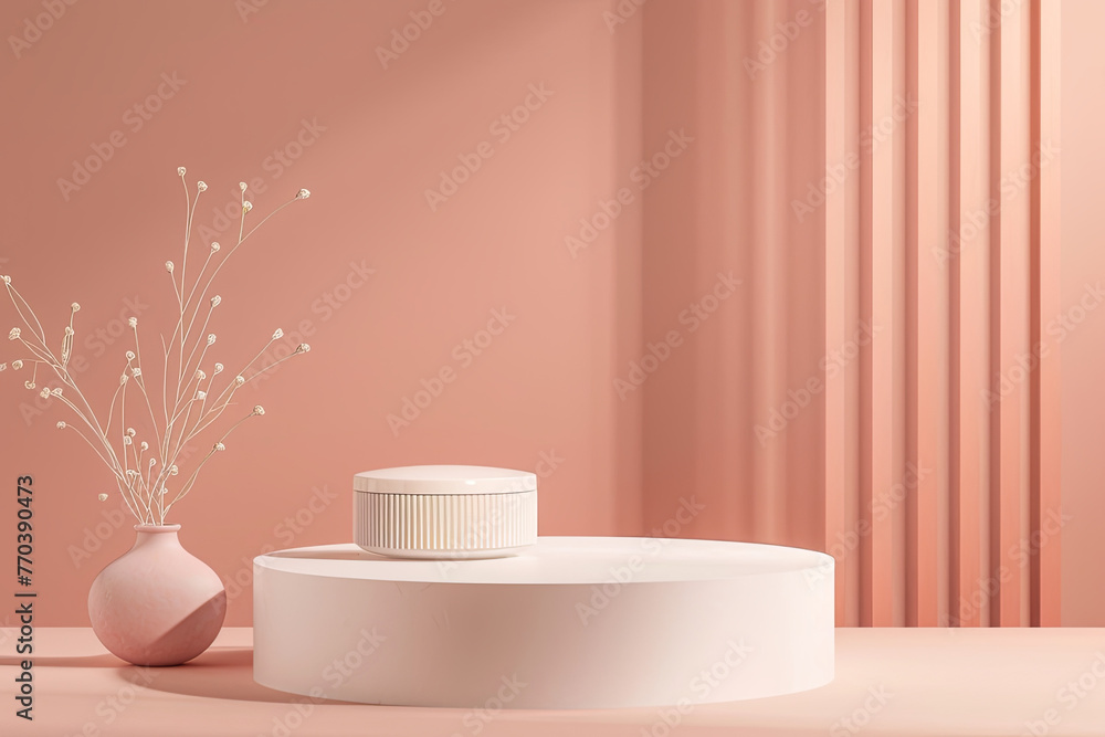 Minimalist blank podium design hairdressing pattern Minimalist blank podium design hairdressing pattern