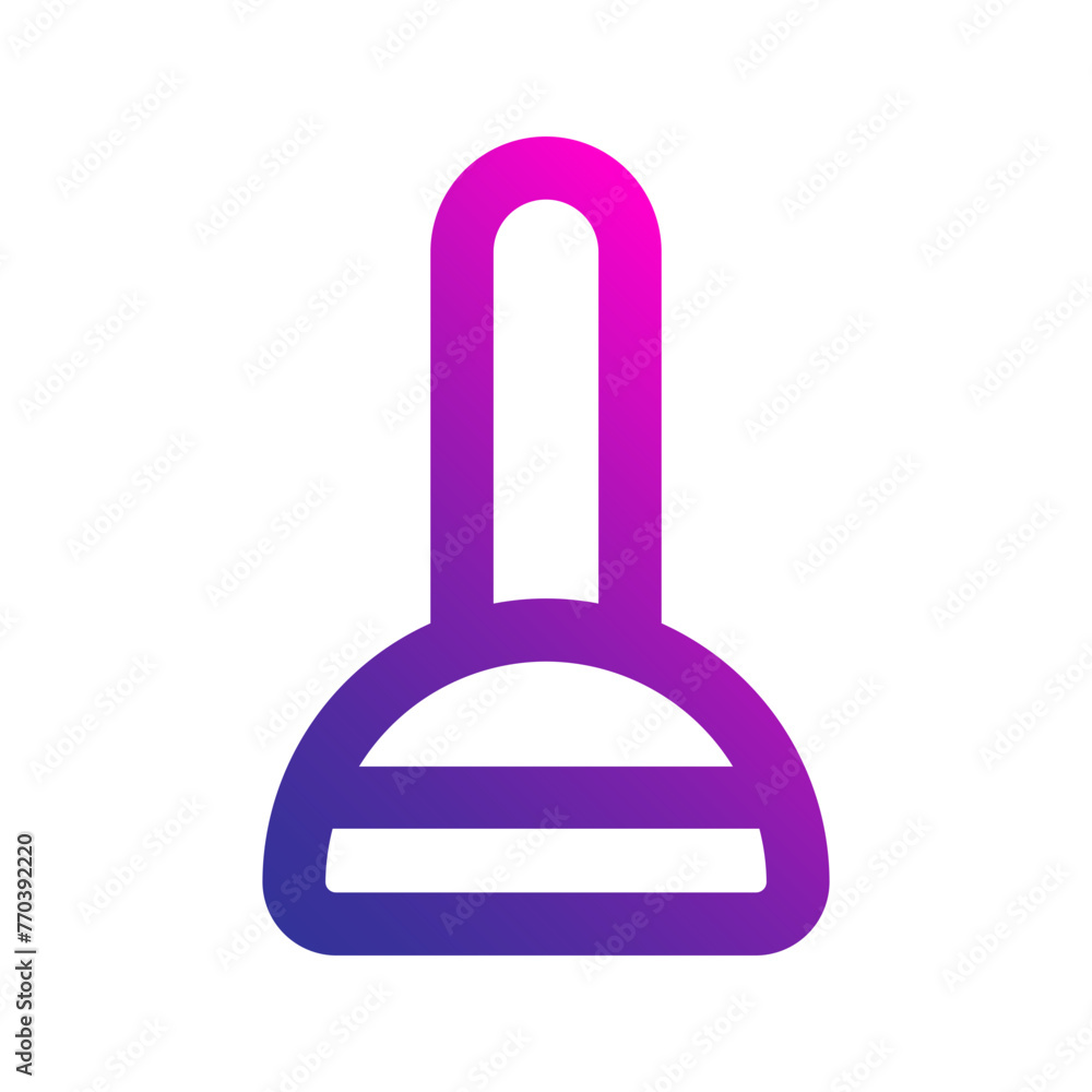 plunger gradient icon plunger gradient icon