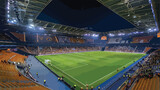 KYIV UKRAINE UEFA Europa League banner on a screenboa