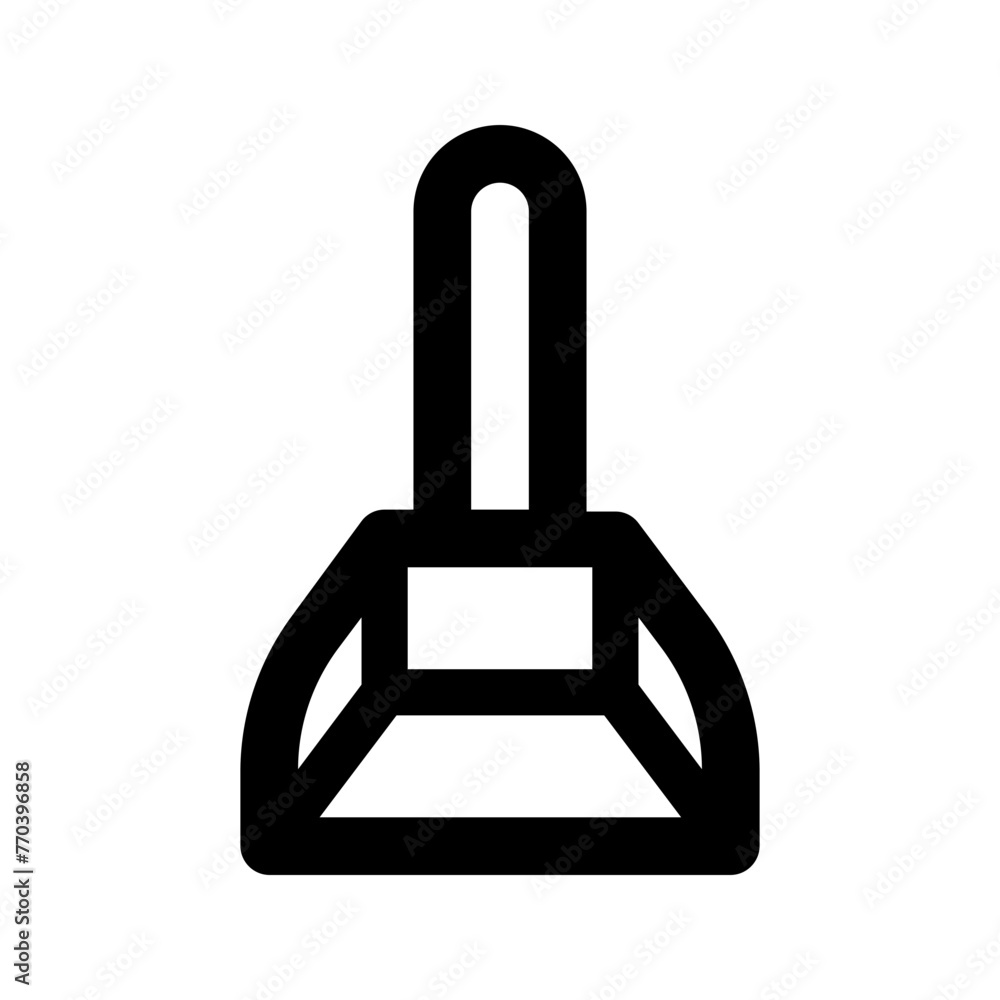 dustpan line icon dustpan line icon