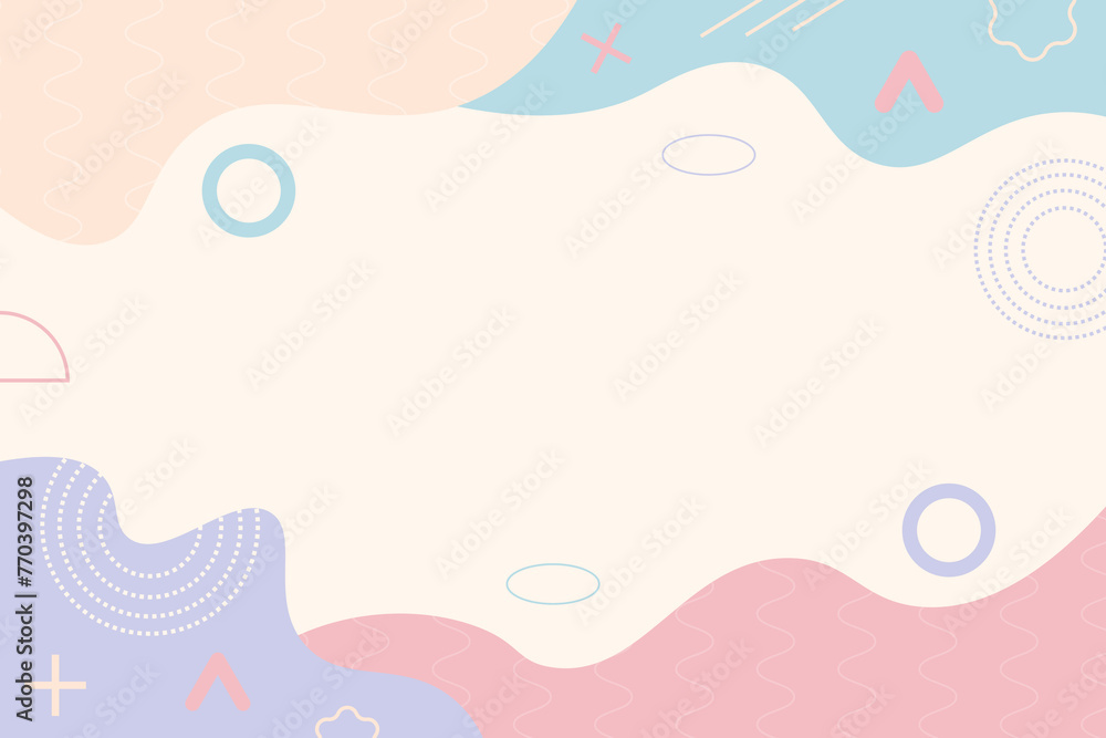 Flat geometric shape minimal cute
vector background template Flat geometric shape minimal cute
vector background template