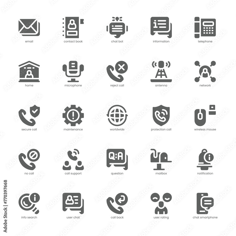 Call Center icon pack for your website, mobile, presentation, and logo design. Call Center icon glyph design. Vector graphics illustration and editable stroke. Call Center icon pack for your website, mobile, presentation, and logo design. Call Center icon glyph design. Vector graphics illustration and editable stroke.