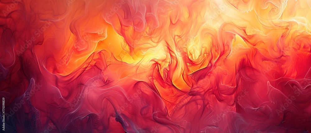 The warmth of a hearth, abstracted into a palette of reds, oranges, and yellows that glow with comfort, The warmth of a hearth, abstracted into a palette of reds, oranges, and yellows that glow with comfort,