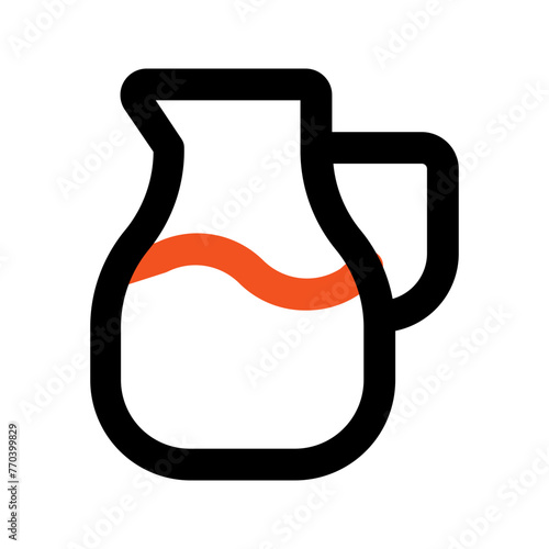 pitcher outline color icon